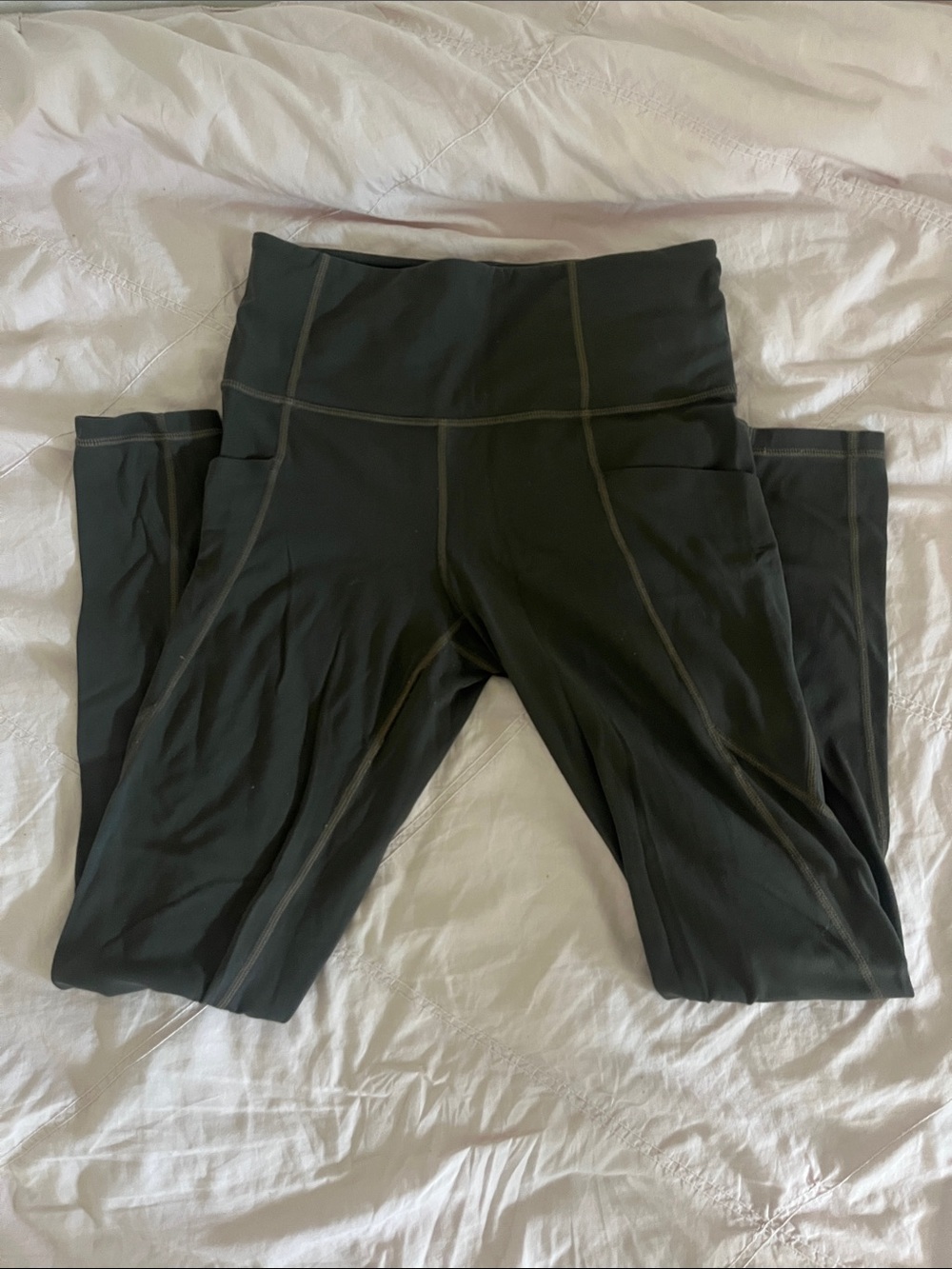Athleta Black Girls' High-Waist Pocket Leggings